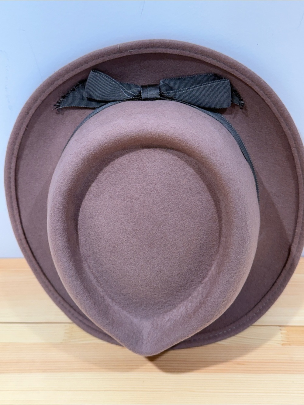 Vintage Jean-Charles Brosseau Paris Wool Fedora – Taupe/Brown - Picture 14 of 14